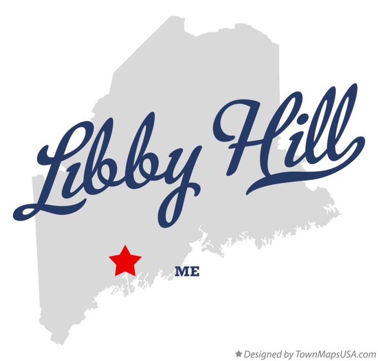 Map of Libby Hill Maine ME