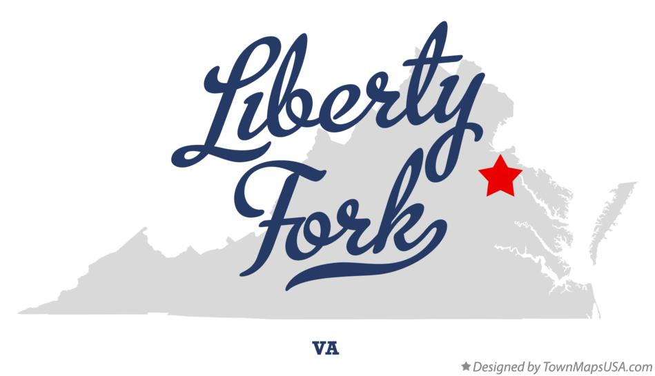 Map of Liberty Fork Virginia VA
