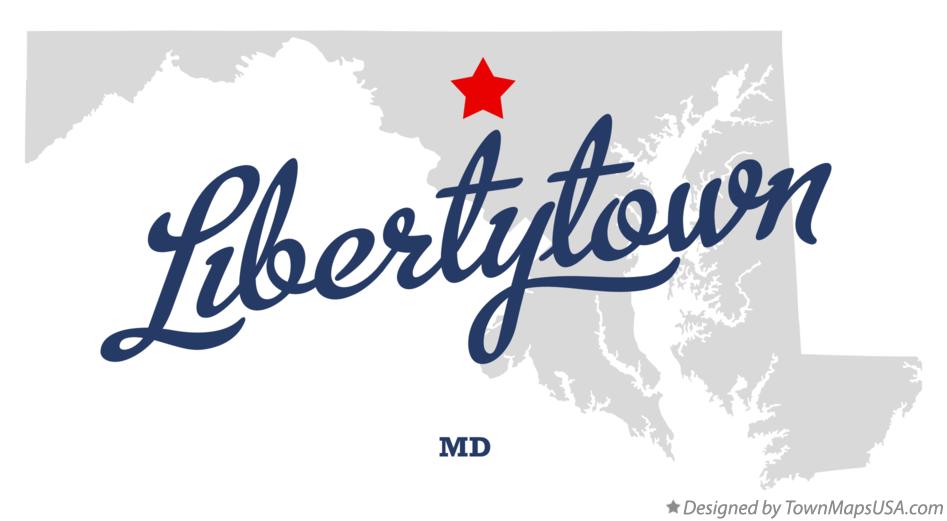 Map of Libertytown Maryland MD