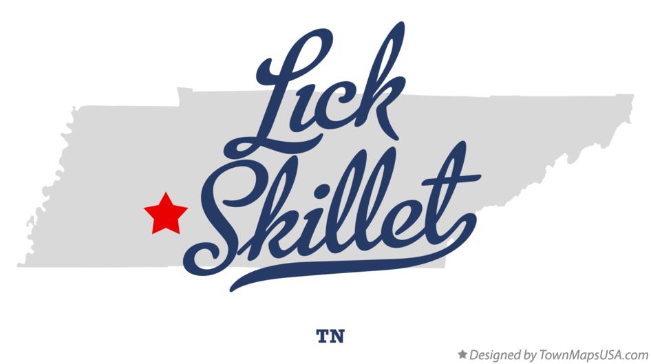 Map of Lick Skillet Tennessee TN