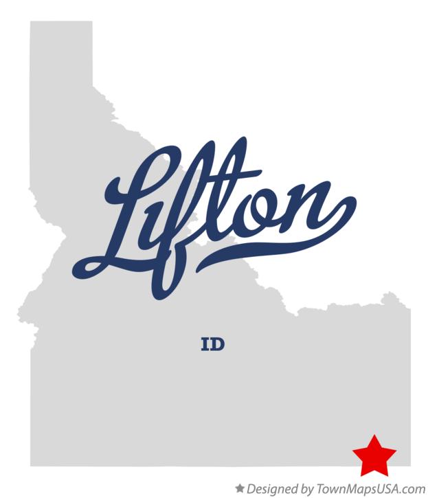 Map of Lifton Idaho ID
