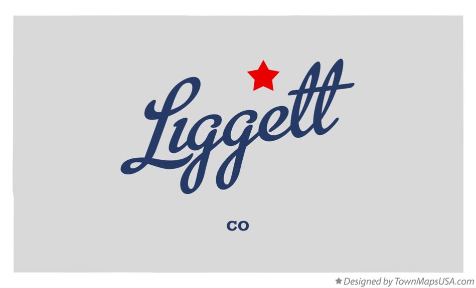 Map of Liggett Colorado CO