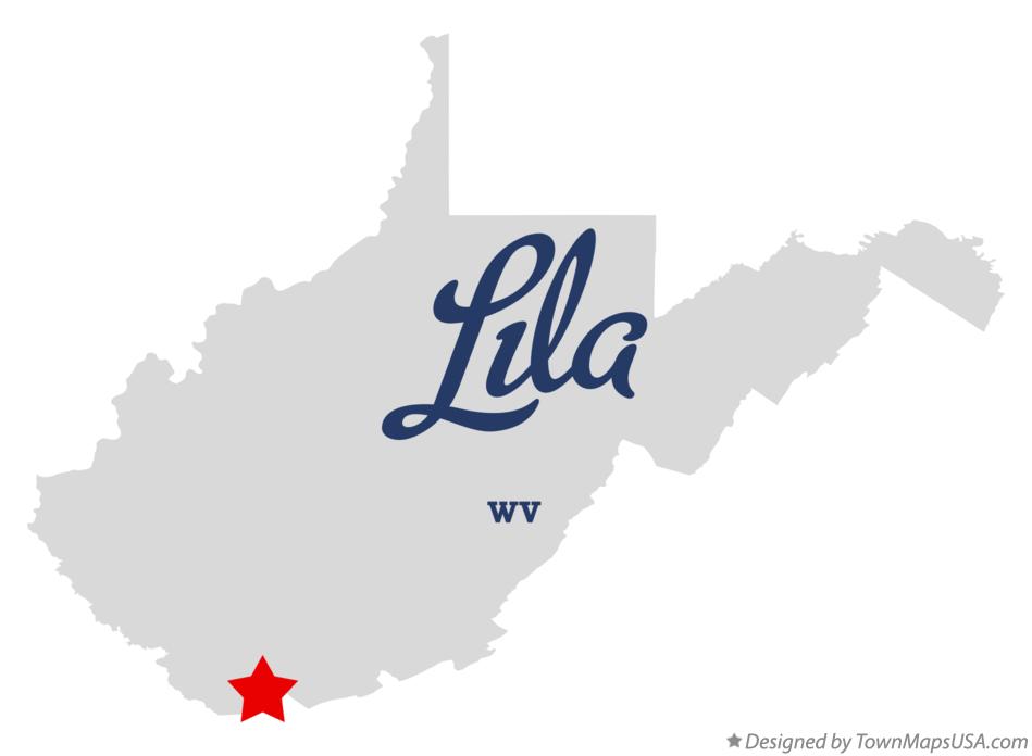 Map of Lila West Virginia WV