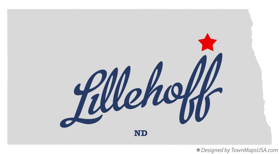 Map of Lillehoff North Dakota ND