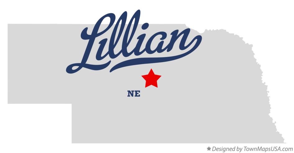 Map of Lillian Nebraska NE
