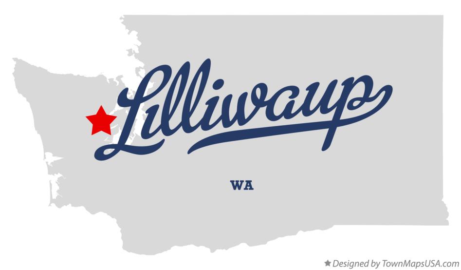 Map of Lilliwaup Washington WA