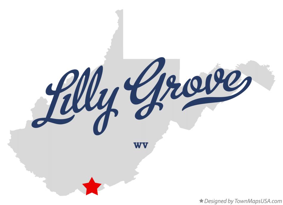 Map of Lilly Grove West Virginia WV
