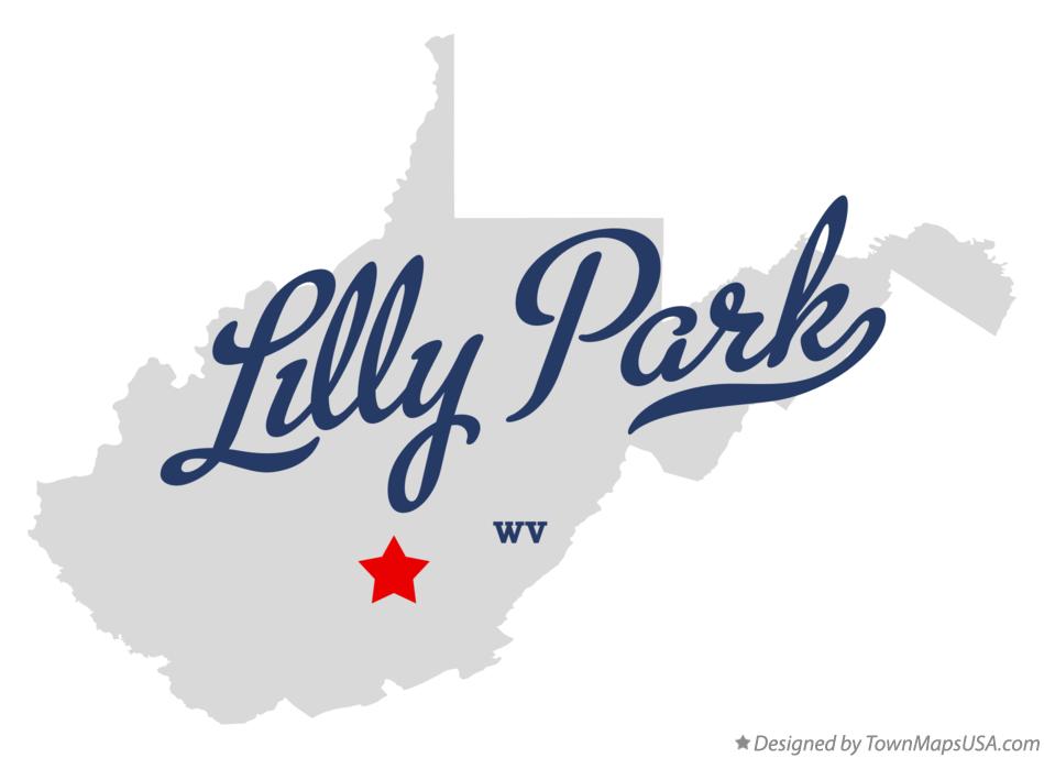 Map of Lilly Park West Virginia WV