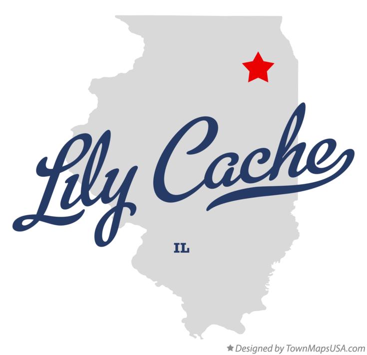 Map of Lily Cache Illinois IL