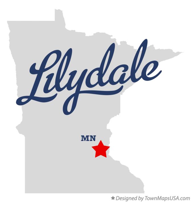 Map of Lilydale Minnesota MN
