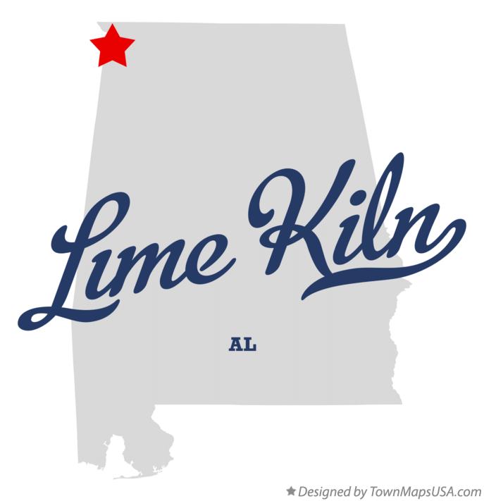 Map of Lime Kiln Alabama AL