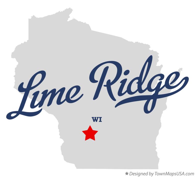 Map of Lime Ridge Wisconsin WI