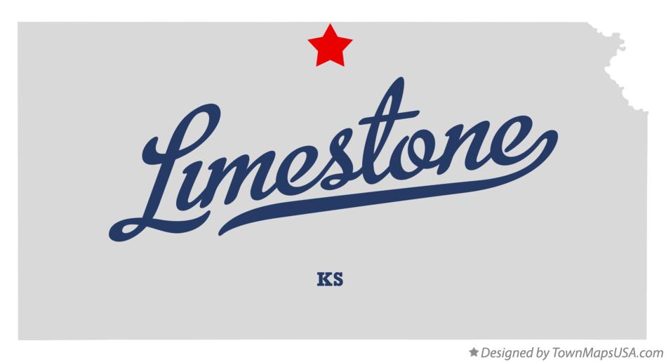Map of Limestone Kansas KS