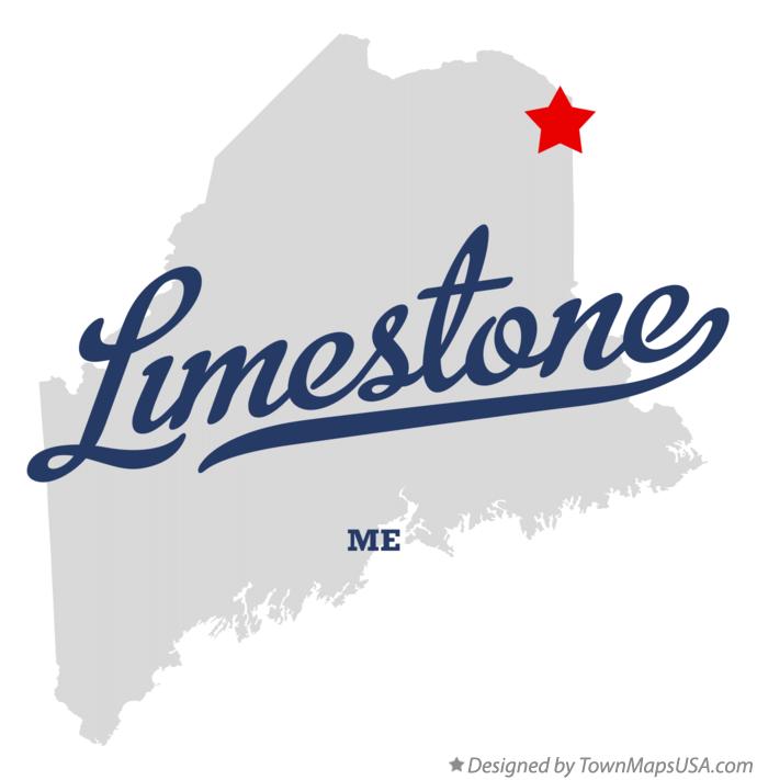 Map of Limestone Maine ME