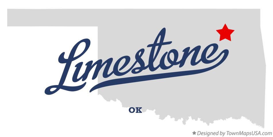 Map of Limestone Oklahoma OK