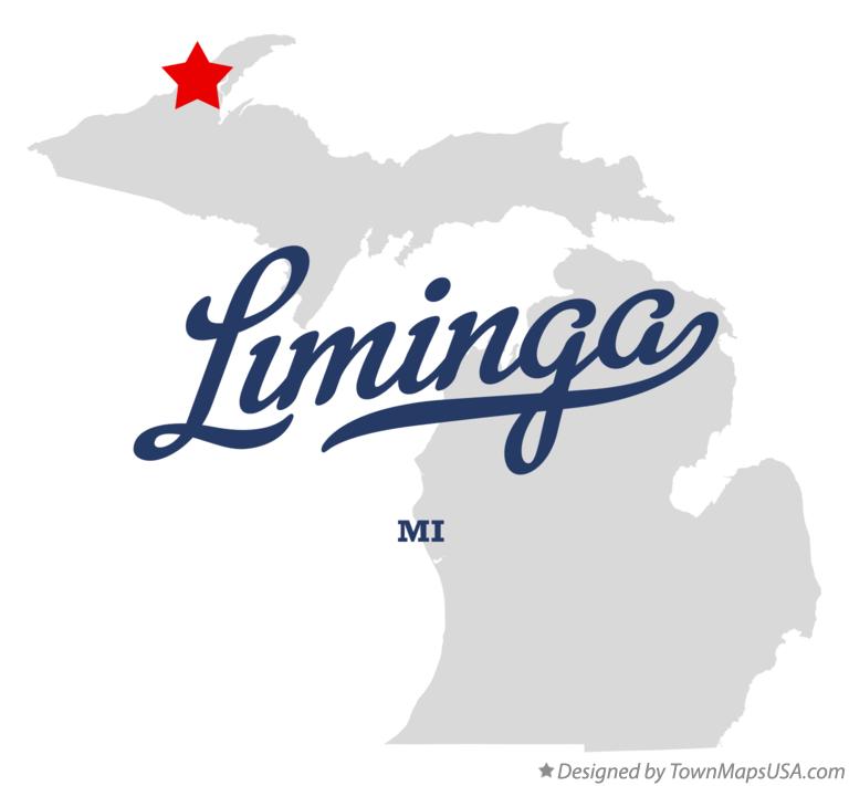 Map of Liminga Michigan MI