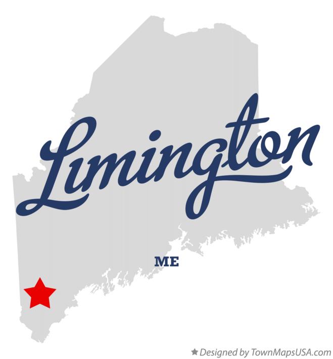 Map of Limington Maine ME