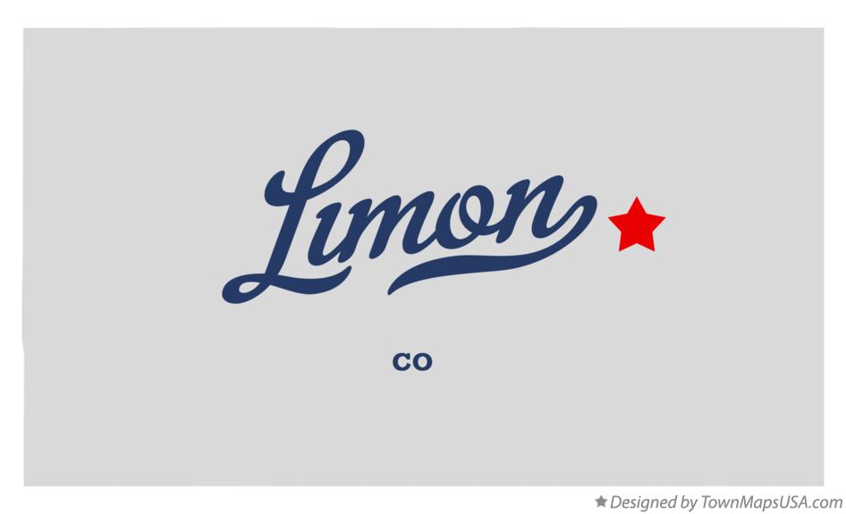 Map of Limon Colorado CO