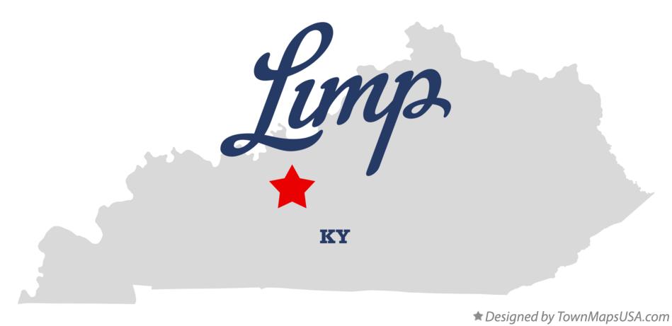 Map of Limp Kentucky KY