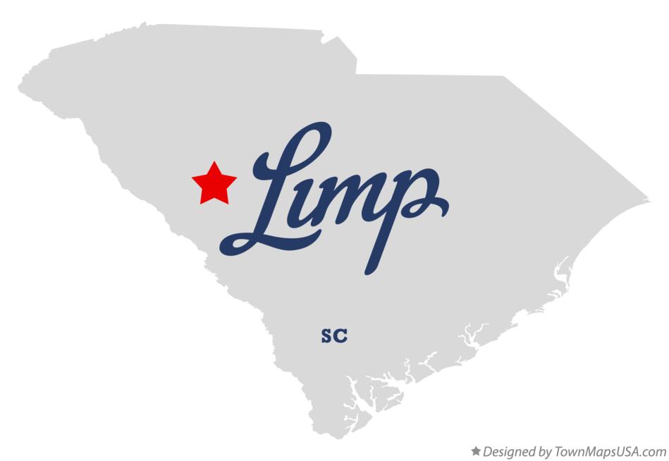 Map of Limp South Carolina SC