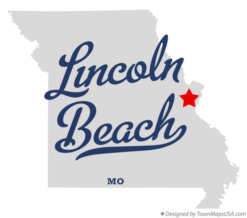 Map of Lincoln Beach Missouri MO