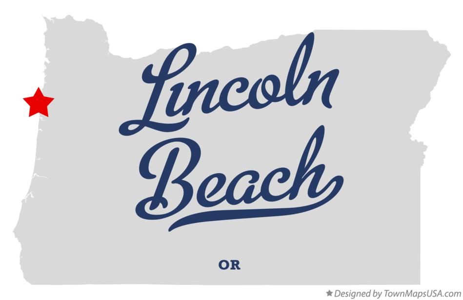 Map of Lincoln Beach Oregon OR