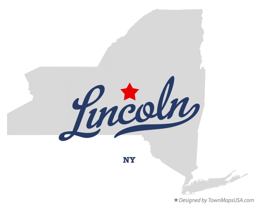 Map of Lincoln New York NY