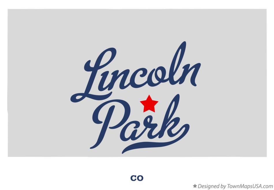 Map of Lincoln Park Colorado CO