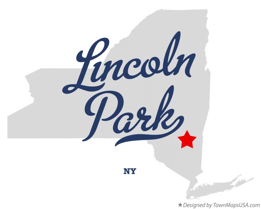 Map of Lincoln Park New York NY