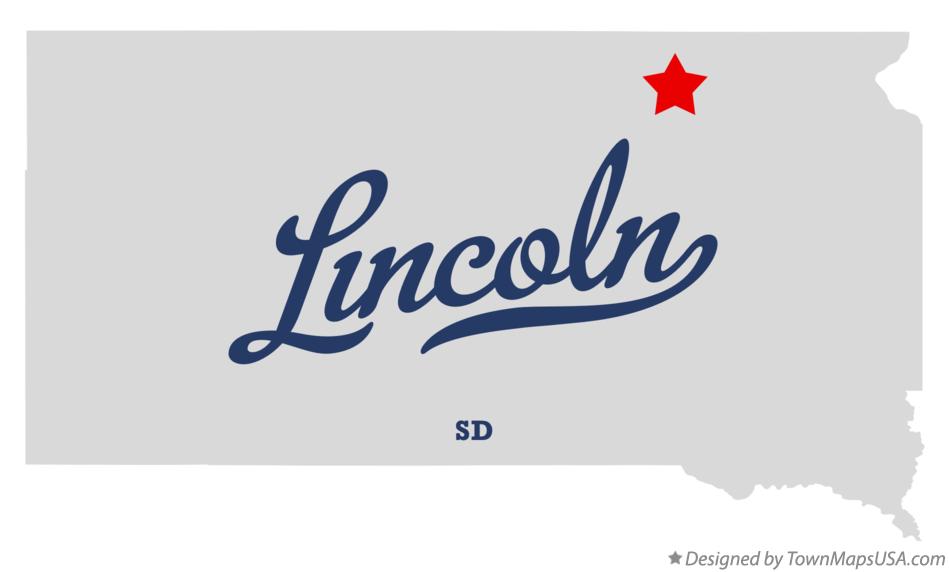 Map of Lincoln South Dakota SD