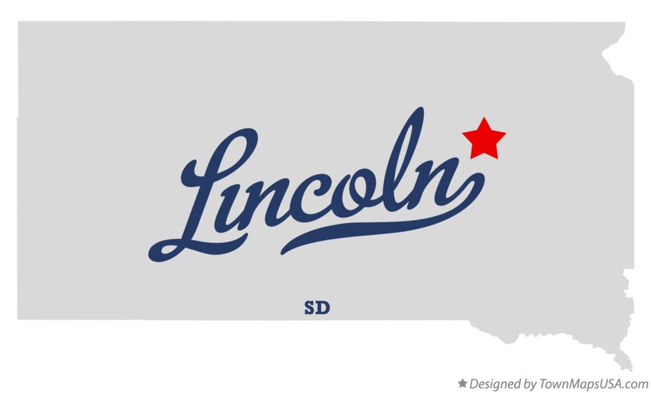 Map of Lincoln South Dakota SD