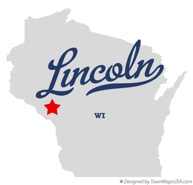 Map of Lincoln Wisconsin WI