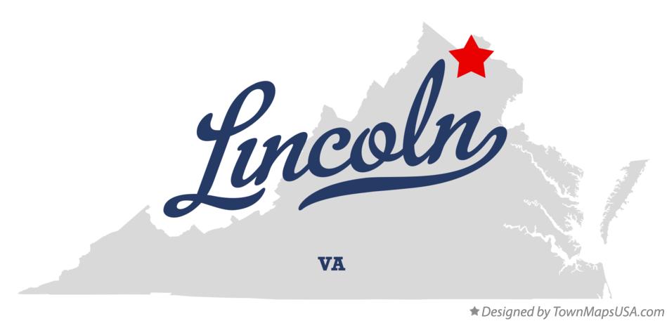 Map of Lincoln Virginia VA
