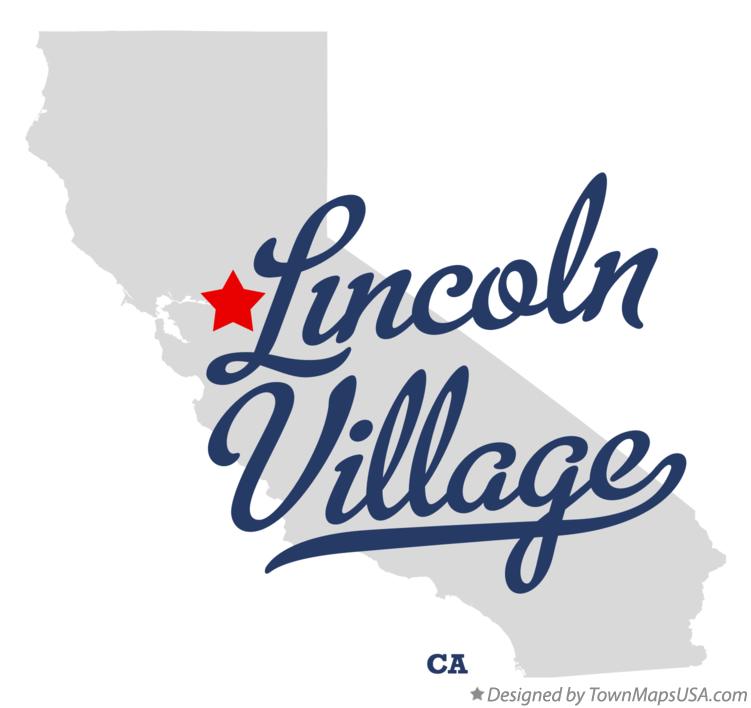 Map of Lincoln Village California CA