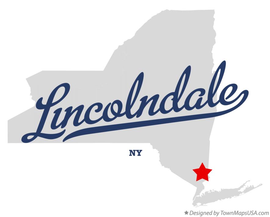 Map of Lincolndale New York NY