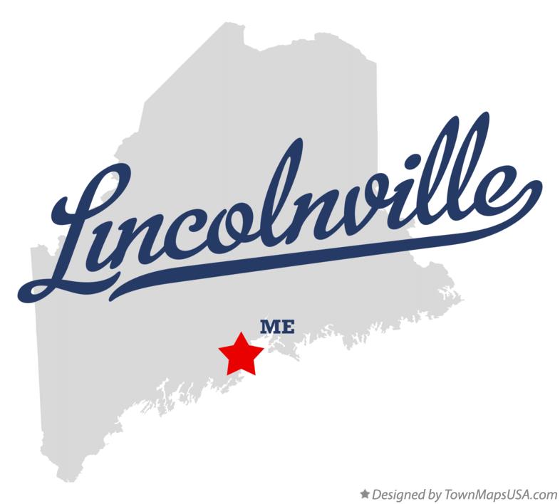 Map of Lincolnville Maine ME