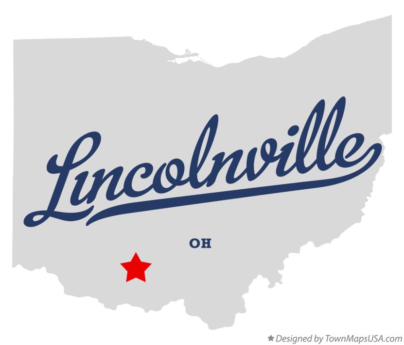 Map of Lincolnville Ohio OH