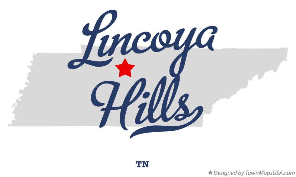 Map of Lincoya Hills Tennessee TN