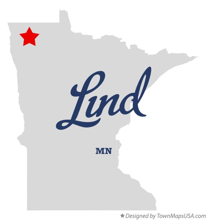 Map of Lind Minnesota MN