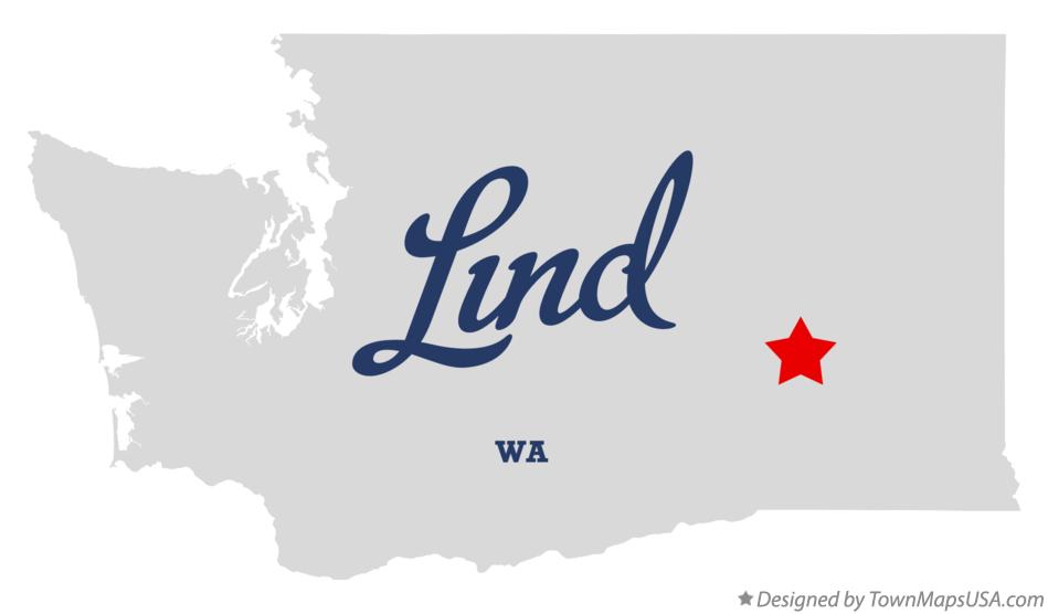 Map of Lind Washington WA