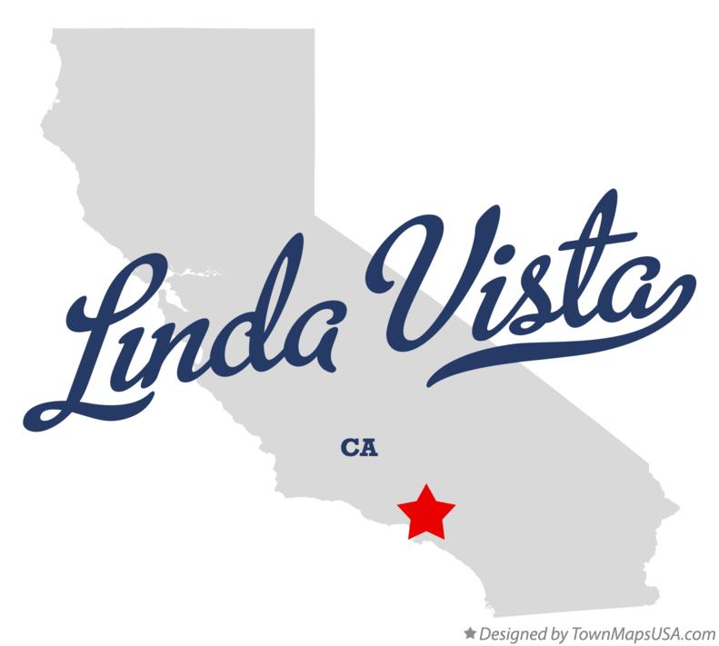 Map of Linda Vista California CA