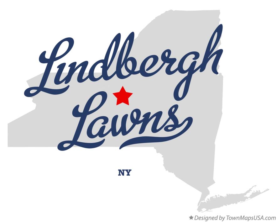 Map of Lindbergh Lawns New York NY