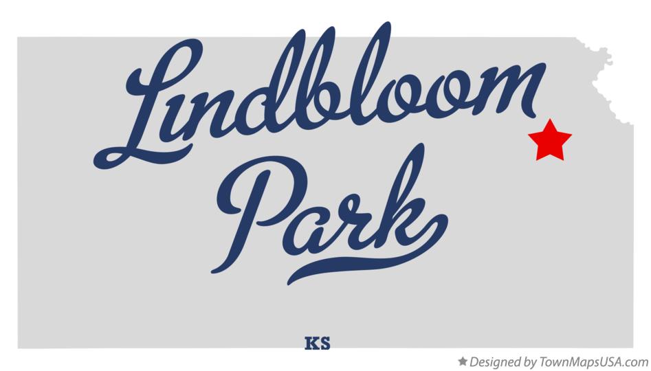 Map of Lindbloom Park Kansas KS