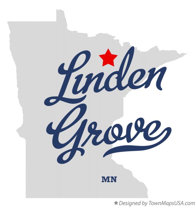 Map of Linden Grove Minnesota MN