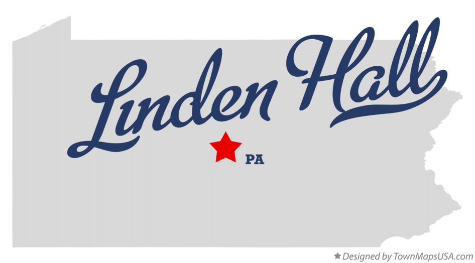 Map of Linden Hall Pennsylvania PA