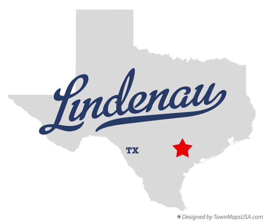 Map of Lindenau Texas TX
