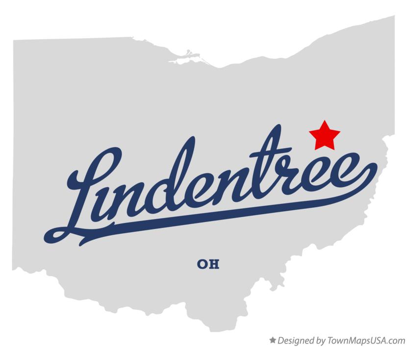 Map of Lindentree Ohio OH