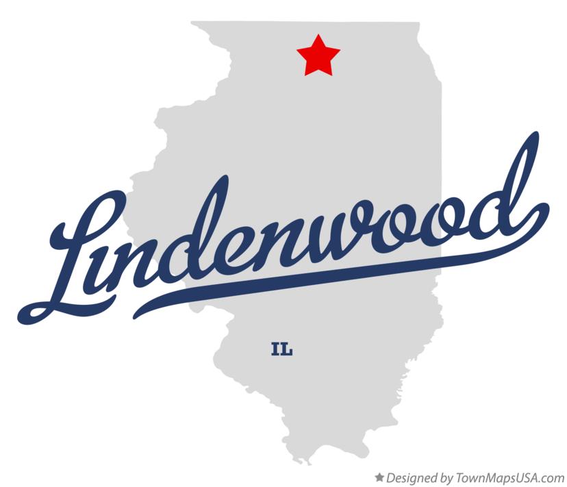 Map of Lindenwood Illinois IL