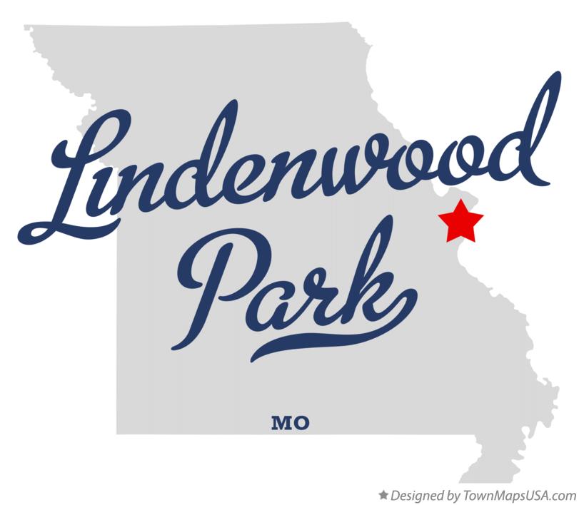 Map of Lindenwood Park Missouri MO