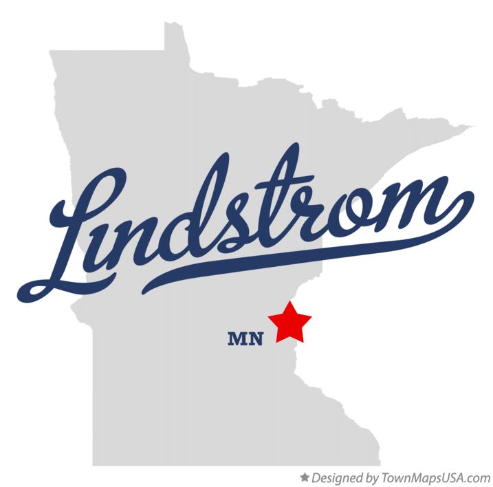 Map of Lindstrom Minnesota MN